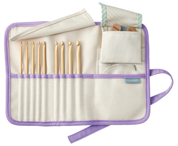 Clover 3684 Interchangeable Tunisian Crochet Hook Takumi Combo Set