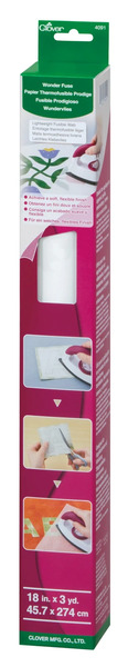 Clover 4091 E Wonder Fuse Fusible Web 18in x 3yds