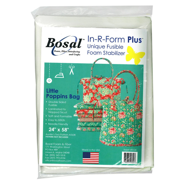 Bosal 493B-24 In R Form Double Sided Fusible Little Poppins Bag