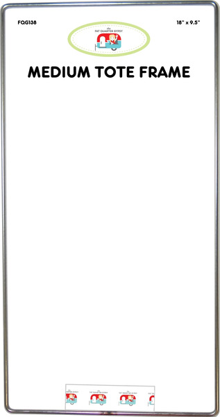 Sew Organized Designs FQG138 Medium Tote Wire Frame 9.5in x 18in