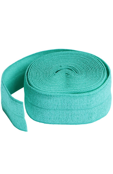ByAnnie SUP211-2-TRQ Fold-over Elastic 3/4in x 2yd Turquoise
