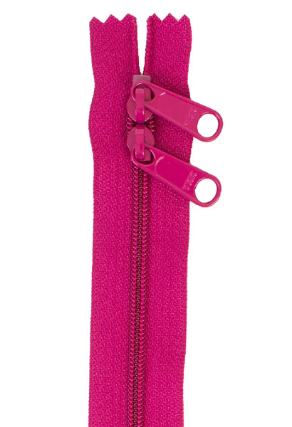 ByAnnie ZIP40-255 Handbag Zipper 40in Crazy Plum-Double-Slide