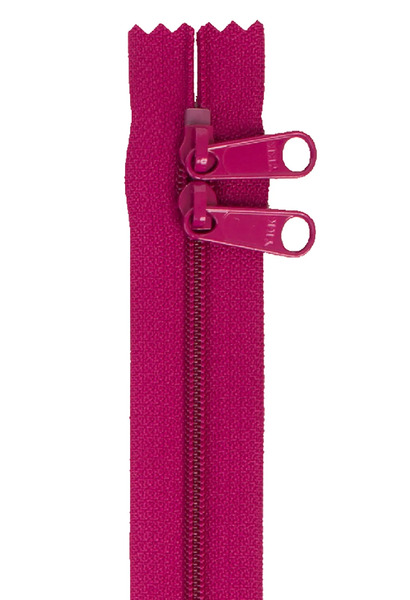 ByAnnie ZIP40-258 Handbag Zipper 40in Wild Plum-Double-Slide
