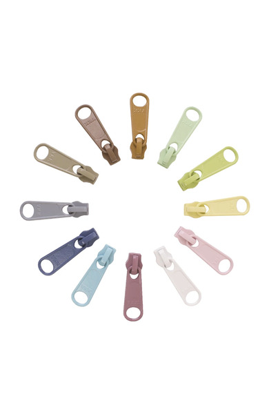 ByAnnie ZIPULL-LTS12 Zipper Pull Set - LIGHTS - 12 #4.5 pulls