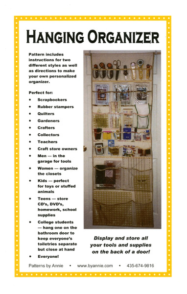 ByAnnie PBA136 Hanging Organizer Pattern