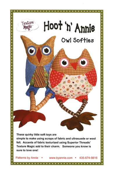 ByAnnie PBA117 Hoot N Annie Pattern