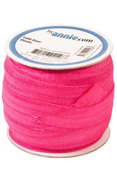 ByAnnie SUP211-50-LP Fold-over Elastic 3/4in x 50yd Lipstick