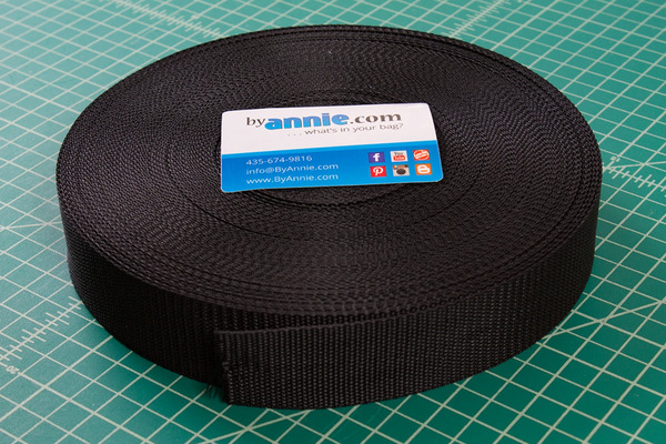 ByAnnie SUP16415B50YD Strapping 1-1/2in Black 50 yards