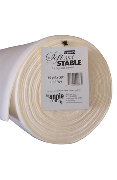 ByAnnie SS2015-WHT Soft and Stable White 100% Polyester Foam Stabilizer 58in x 15 Yards