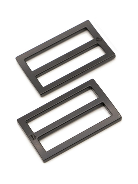 ByAnnie HAR15SLBMTWO Slider wdmth 1.5 in Black Metal 2 pc