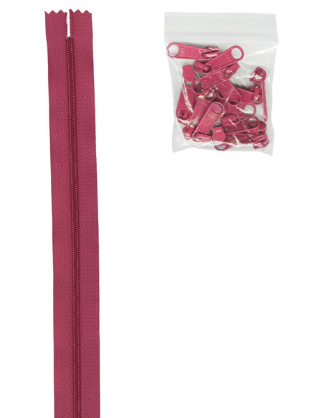 ByAnnie ZIPYD-255 Zippers by the Yard - Crazy Plum