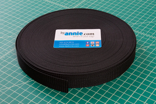 ByAnnie SUP1641B50YD Strapping 1in Black 50 yards BOLT