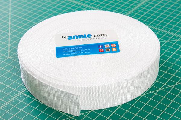 ByAnnie SUP16415W50YD Strapping 1-1/2in White 50 Yards - By the Yard in Retail Stores