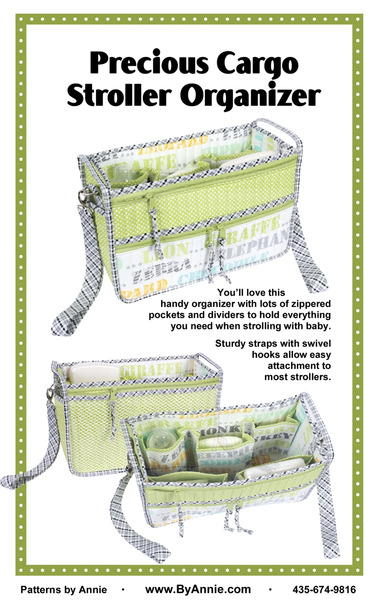 ByAnnie PBA224 Precious Cargo Stroller Organizer Pattern