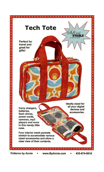 ByAnnie PBA193 Tech Tote Pattern