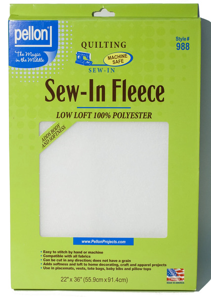 Pellon 988PKG Sew-In Fleece Package 22in x 36in