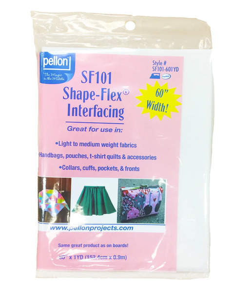 Pellon SF101-601YD SF101 ShapeFlex Interfacing 60in x 1yd White