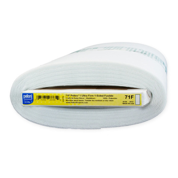 Pellon 71FP Peltex Single Sided Fusible Stabilizer  20in x 10yds