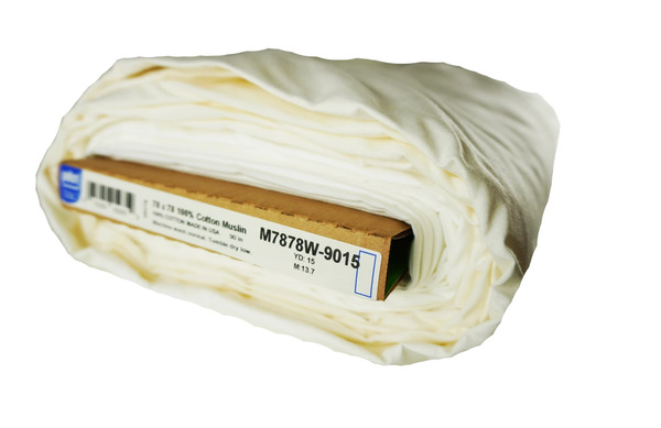 Pellon M7878W-9015 78 x 78 TC White Cotton Muslin 90in