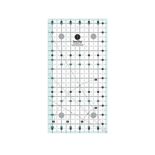 SewTites 612R Sew Magnetic 6-1/2in x 12-1/2in Ruler Right Handed