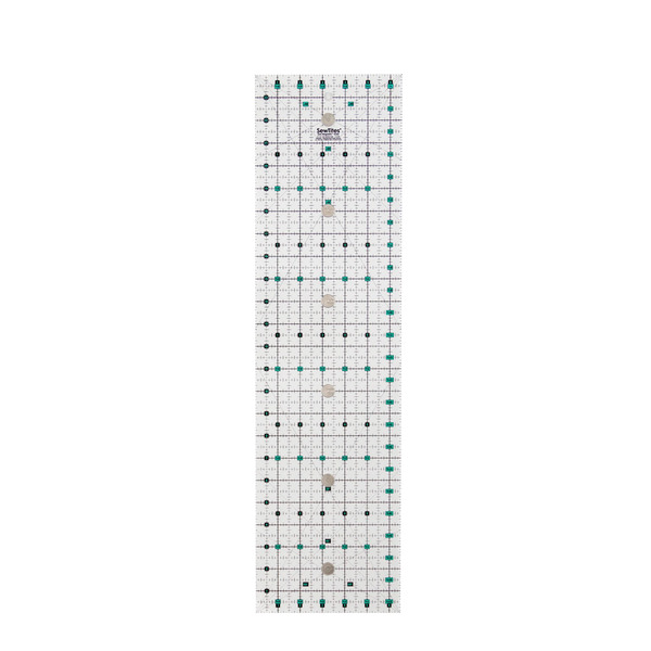 SewTites 624RL Sew Magnetic 6-1/2in x 24in Ruler Left Handed