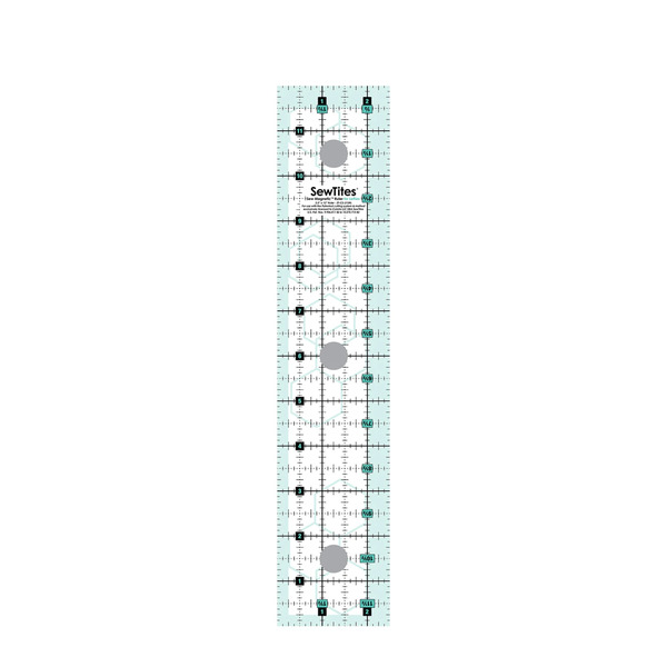 SewTites 212RL Sew Magnetic 2-1/2in x 12-1/2in Ruler Left-Handed