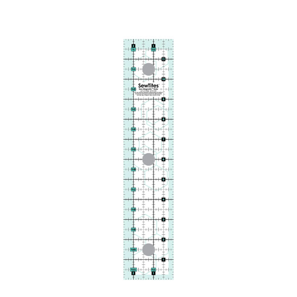 SewTites 212R Sew Magnetic 2-1/2in x 12-1/2in Ruler Right-Handed