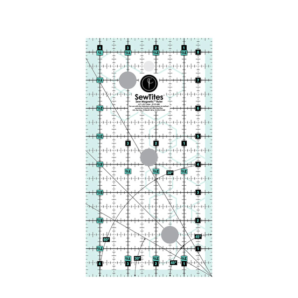 SewTites 48R Sew Magnetic 4-1/2in x 8-1/2in Ruler Right-Handed