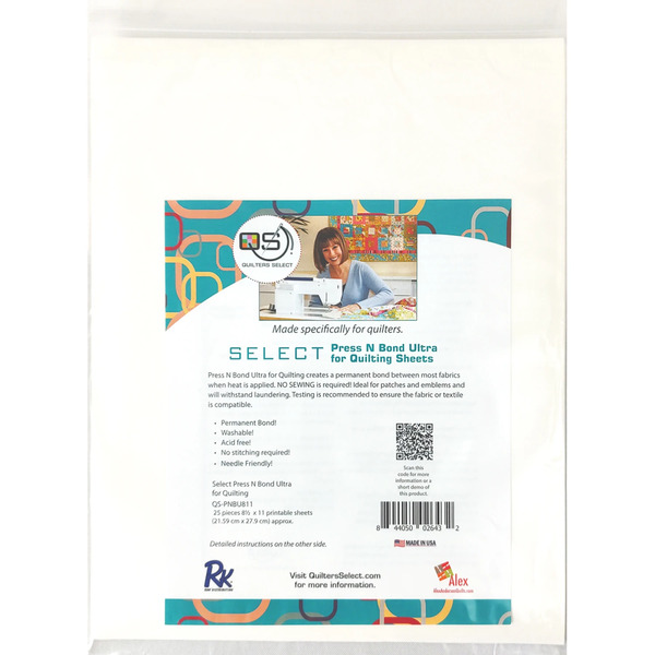 Quilter's Select Press N Bond Ultra 8-1/2in x 11in 12pk