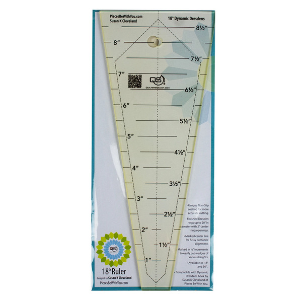 Quilter's Select Dynamic Dresdens 18 Degree Ruler