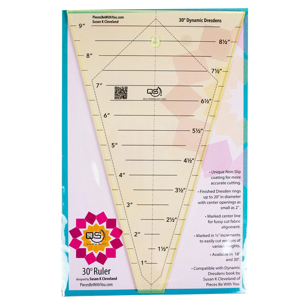 Quilter's Select Dynamic Dresdens 30 Degree Ruler