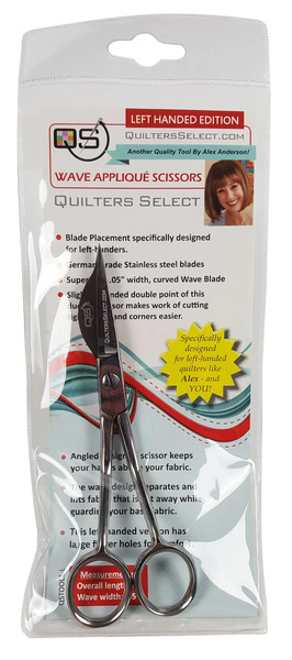 Quilter's Select Wave Applique Scissor Left Hand