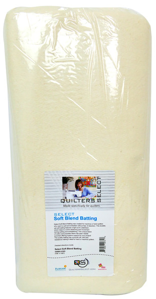 Quilter's Select Blend Batting Pre-Cut King 122in x 122in