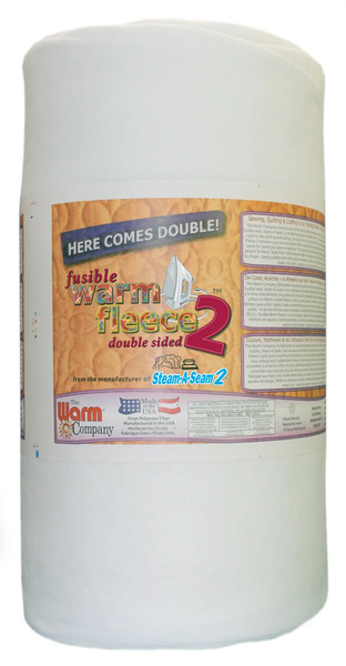 Warm Company 1893WN Warm Fleece Double Sided Fusible Batting 45in x 20yds Bolt