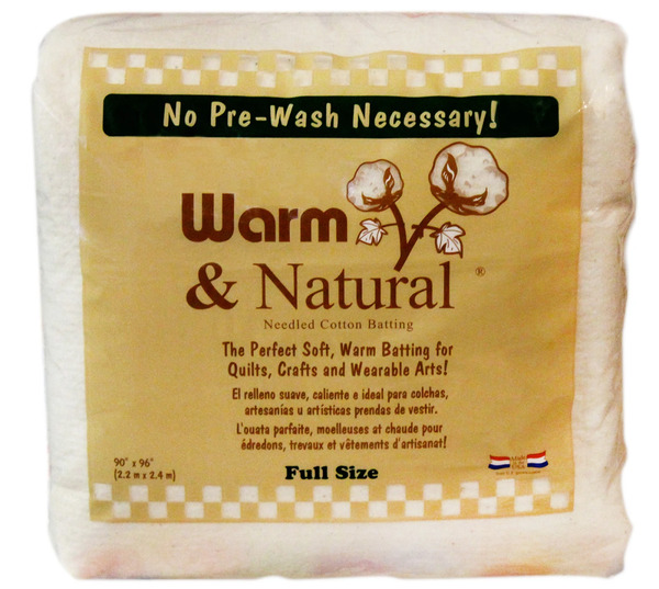 Warm Company 2381WN Batting Warm & Natural 90in x 96in 6ct Bagged (Case Pack)