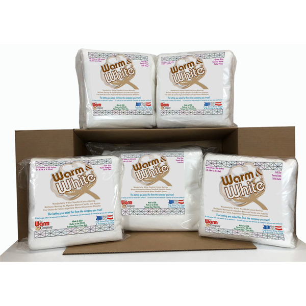 Warm Company 2613WN Batting Warm & White Quilt Assortment (Case of 5)