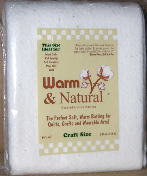 Warm Company W2310WN Batting Warm & Natural 34in x 45in (Case of 24)