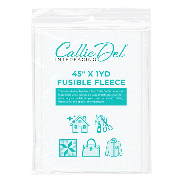 Callie Del CD102FPKG45 Fusible Fleece 1yd Package 45in x 1yd