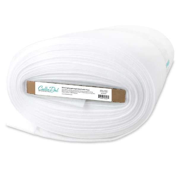 Callie Del CD127F Lightweight Single Sided Fusible Fleece 45in x 20yd