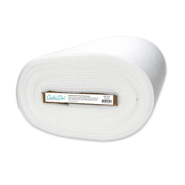 Callie Del CD120S Non-Woven Sew-In Foam Tricot Covered  20in x 10yds
