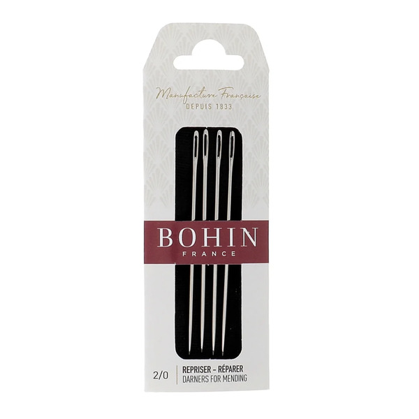 Bohin 502 Short Darners Needles No3/0 X4