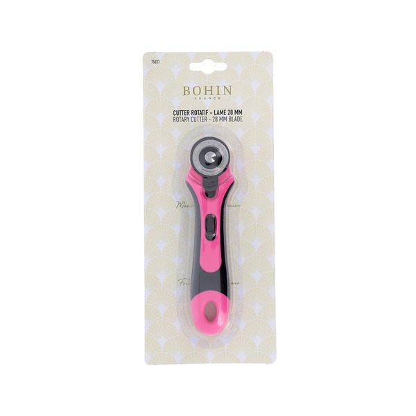 Bohin 75321 Rotary Cutter Bohin 28mm Pink