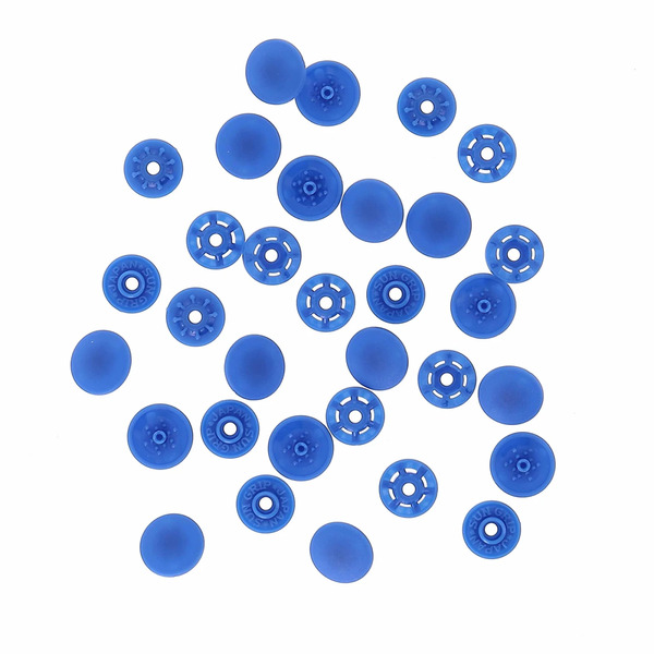 Bohin BULKSNAPSROYAL Bulk Plastic Finger Snaps 1000pc Royal Blue
