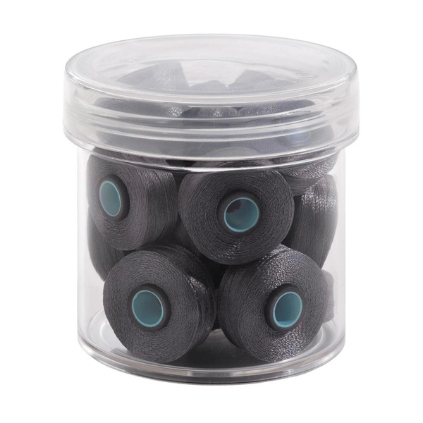 Fil-Tec Inc Magna-Glide Delights Style L 72yd Pre-wound Bobbins Titanium 20 Per Jar MGDL-10431-F