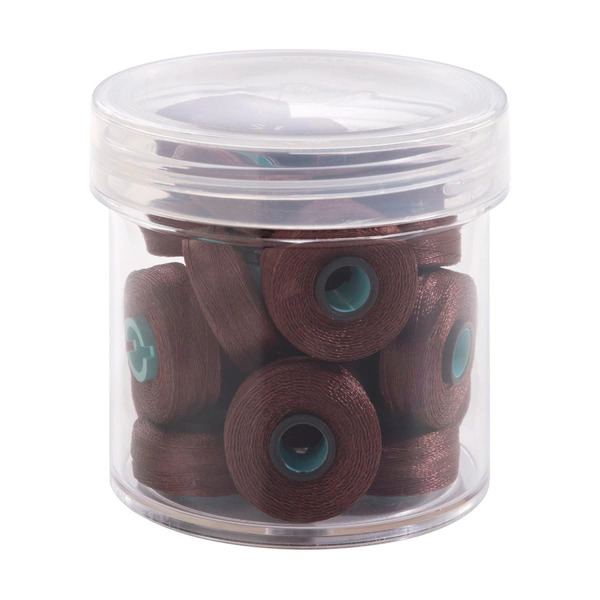 Fil-Tec Inc Magna-Glide Delights Style L 72yd Pre-wound Bobbins Rust Brown 20 Per Jar MGDL-20478-F