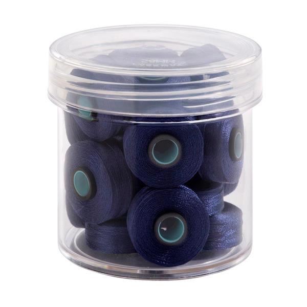 Fil-Tec Inc Magna-Glide Delights Style L 72yd Pre-wound Bobbins Bright Blue 20 Per Jar MGDL-30288-F