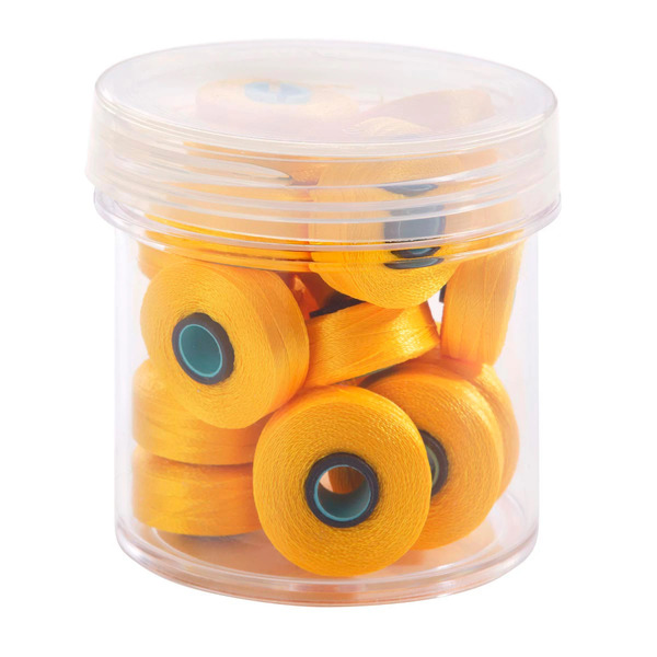 Fil-Tec Inc Magna-Glide Delights Style L 72yd Pre-wound Bobbins Mango 20 Per Jar MGDL-80116-F