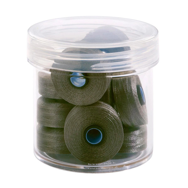 Fil-Tec Inc Magna-Glide Delights Style M 132yd Pre-wound Bobbins German Granite 10 Jar MGDM-10401-F