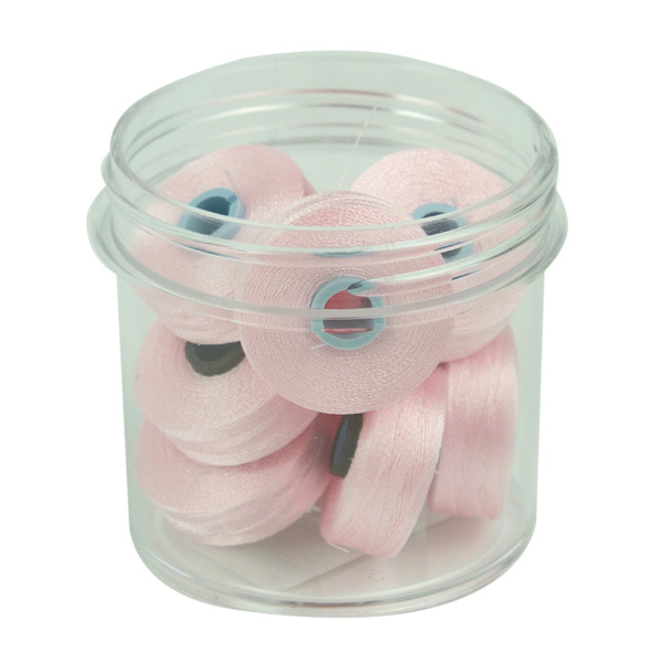 Fil-Tec Inc Magna Glide Delights Style M Jumbo 132yd Pre-wound Bobbin Cotton Candy 10 Jar MGDM-70182-F
