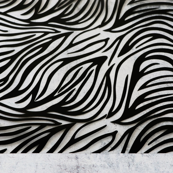 Sallie Tomato CVZEBR Zebra Vinyl 5yds
